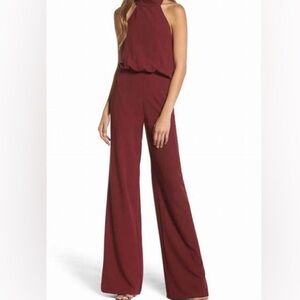 Lulus Halter Jumpsuit Sz M